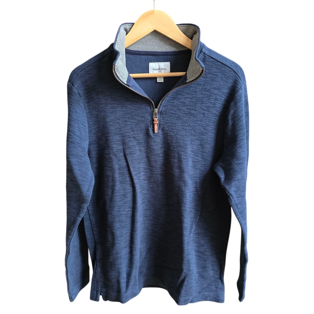 Goodfellow & Co. Men’s Navy 1/4 Zip Small